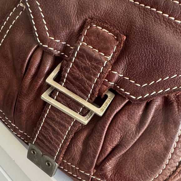 Sissi Rossi Brown Leather Tote Bag - Picture 9 of 16